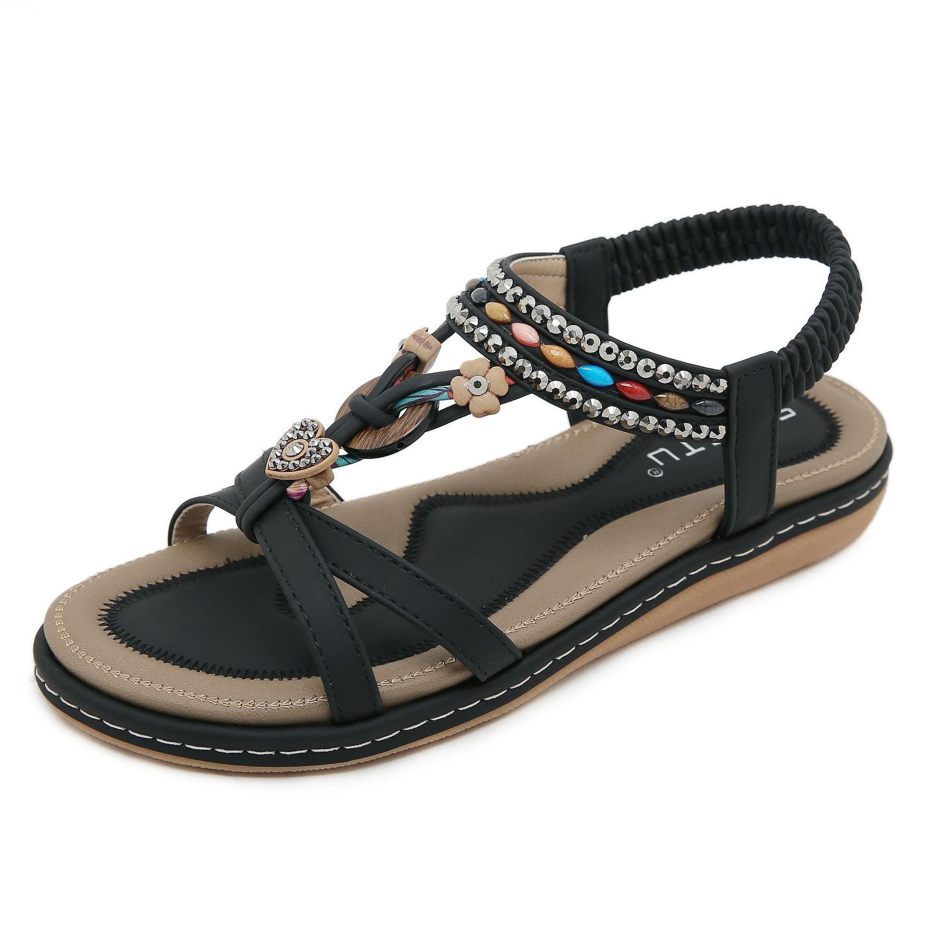 Owlkay  Leisure Beach Flat Versatile Slippers