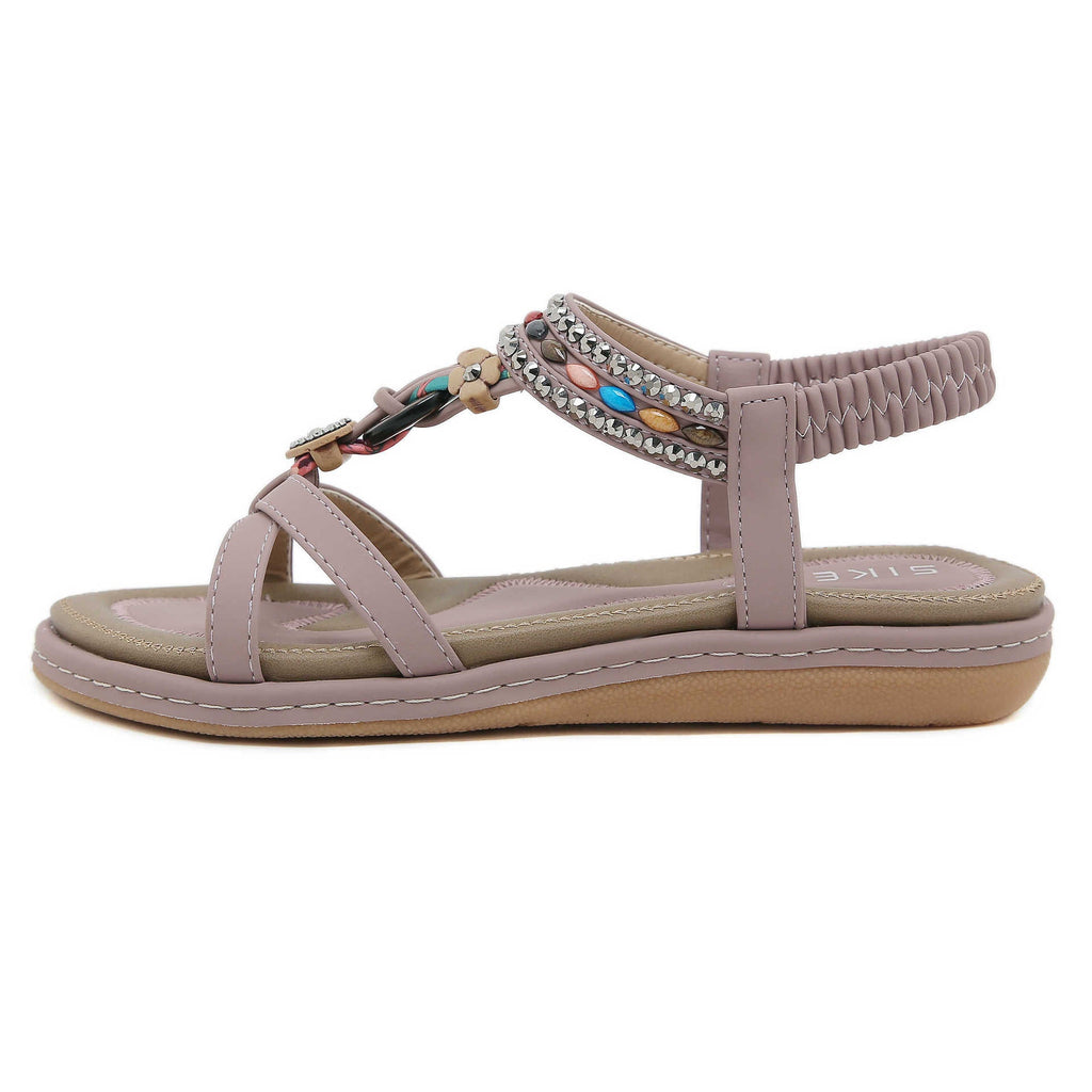 Owlkay  Leisure Beach Flat Versatile Slippers